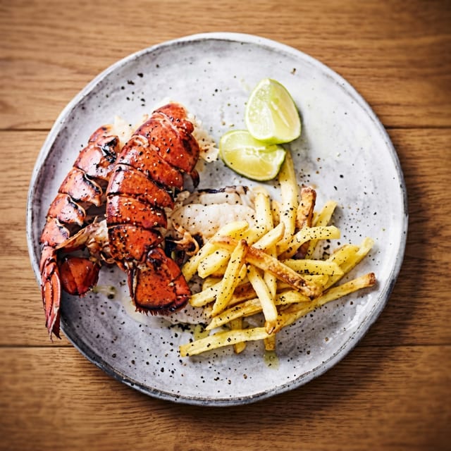 1# Lobster with Fries.