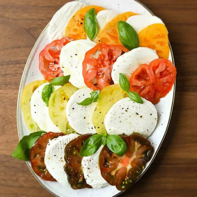 Heirloom Tomato Caprese.