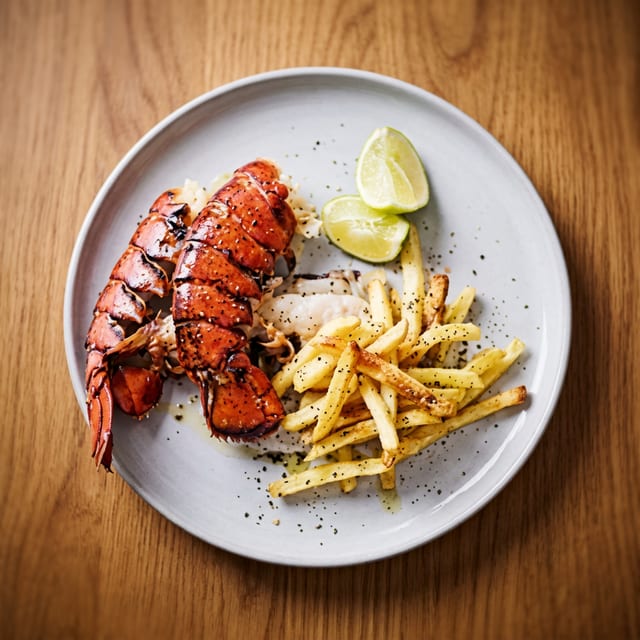 1.5# Lobster with Fries.