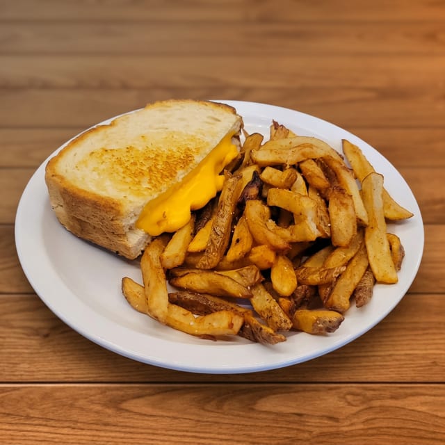 Grilled Cheese w/ Fries.