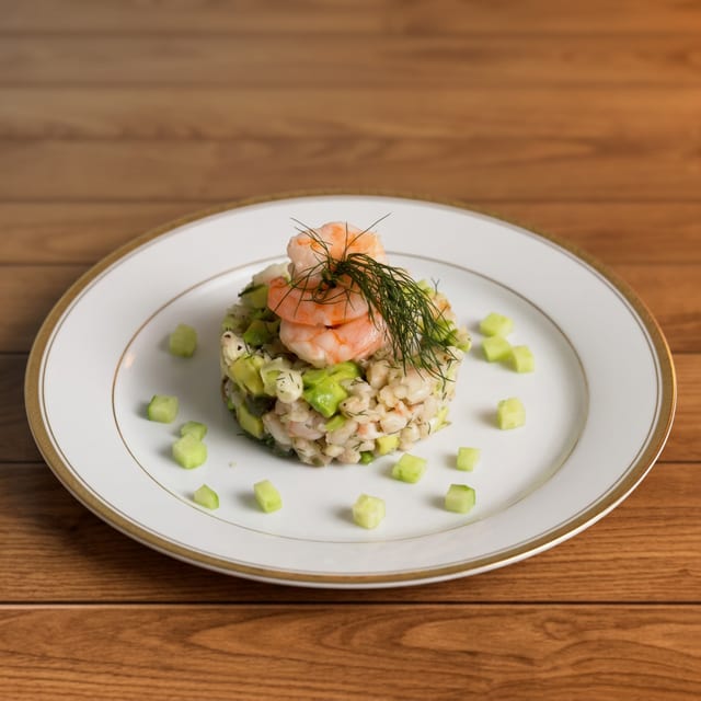 Shrimp with Tartar.